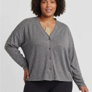 George Women's Charcoal Cardigan Sweater